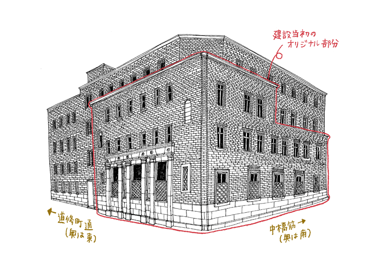建設当初の部分解説