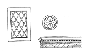 散りばめられた装飾たち